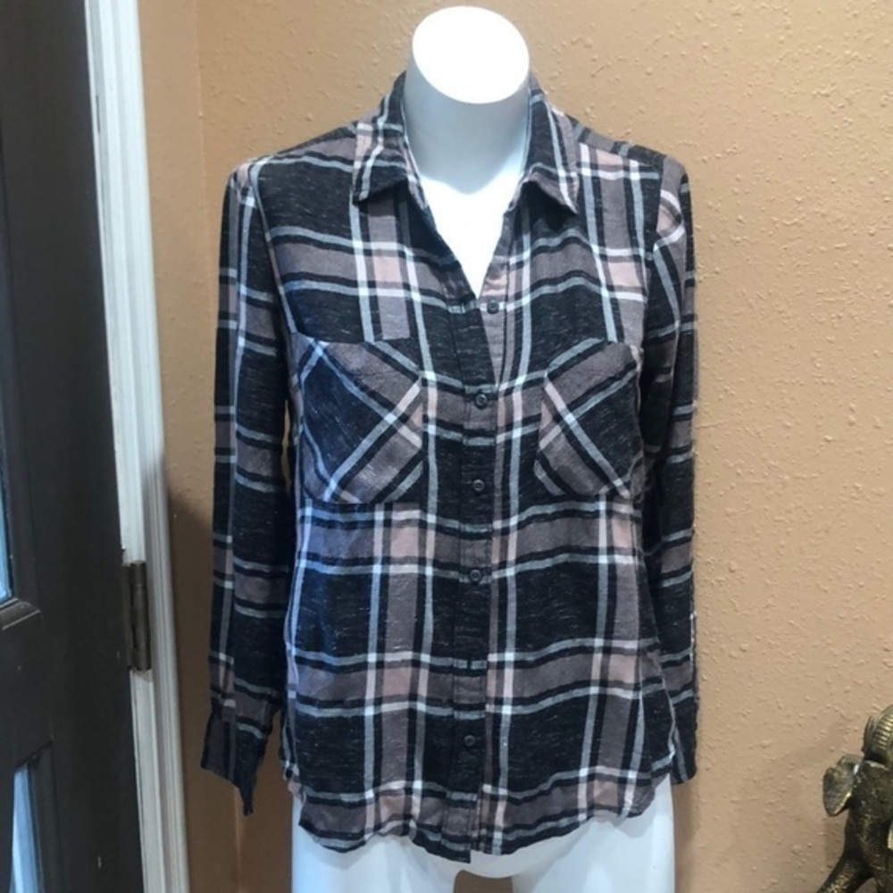 Lucky brand plaid button up shirt